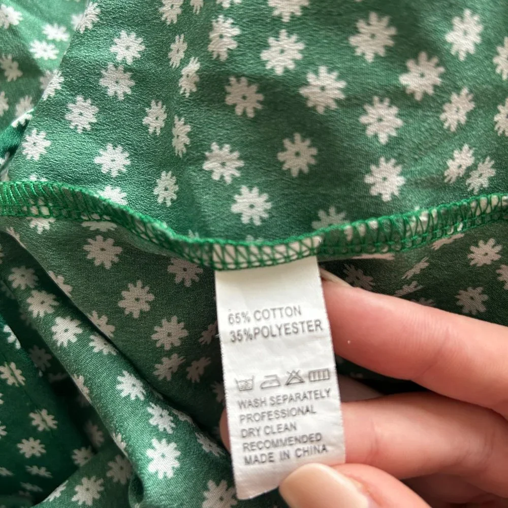 Women's Boho V Neck Ruffle Floral Wrap Maxi Dress - Picture 6 of 7